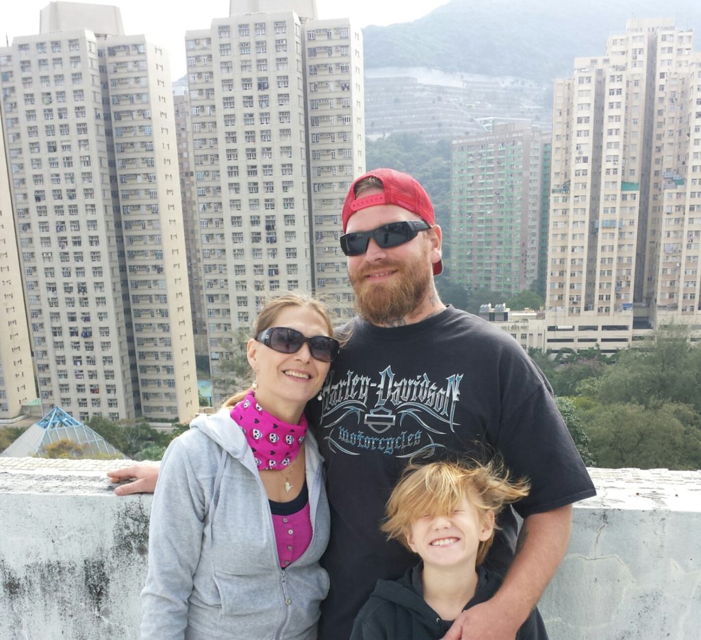 The Carman Family, January 2016, Hong Kong