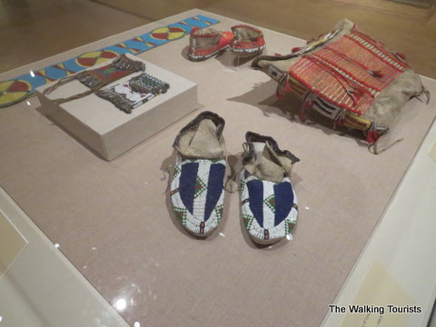 Native American artifacts on display at Joslyn Art Museum