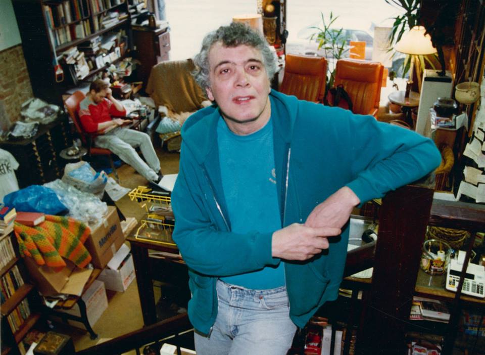 Thomas Rudloff in his Antiquarium Bookstore